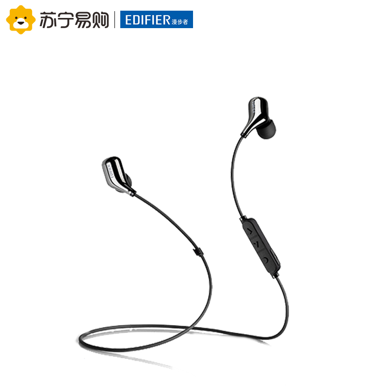 Edifier/漫步者 W290BT无线蓝牙耳麦便携入耳式音乐通话运动耳机 钛黑色