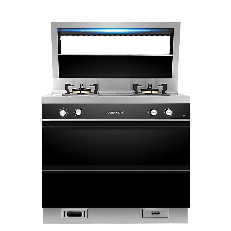 欧恒(OUHENG) OH-X2豪华款 一体灶 油烟机燃气灶 烟灶消套装 环保灶无烟灶