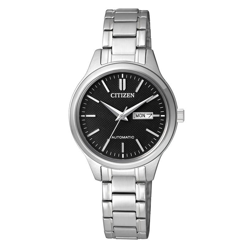 西铁城(CITIZEN)手表 自动机械黑盘钢带休闲女表PD7140-58EB