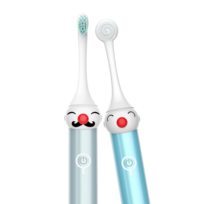 小丑(JOKER) 电动牙刷 亲子款(萌爸+儿童蓝)智能超声波 充电式 来自未来的口腔洁护仪 守护家人口腔健康!