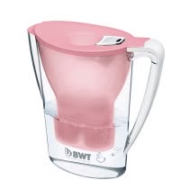 德国BWT倍世 Penguin 2.7L便携式 家用滤水壶 净水壶 净水器 粉色Pink