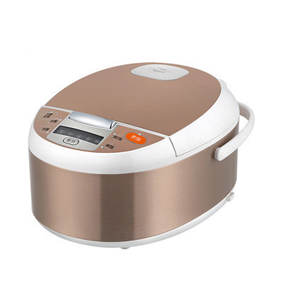 海尔(Haier)电饭煲HRC-FD3018金色 智能预约 不锈钢 液晶显示 立体式加热 不粘涂层内胆 智能预约 电饭锅