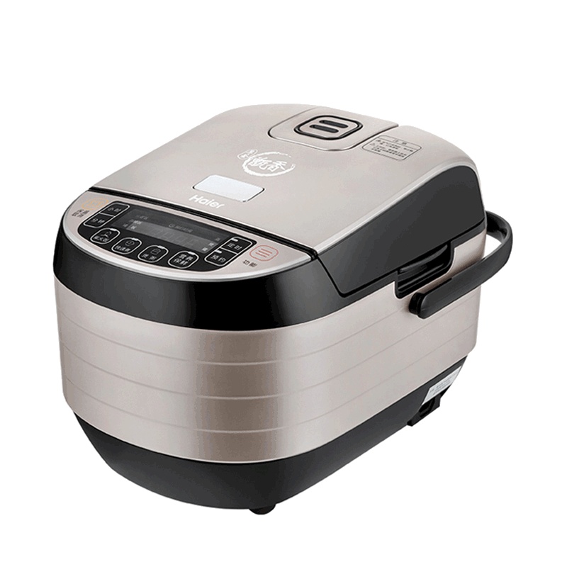 海尔(Haier)电饭煲HRC-IFS4031液晶显示 4升 IH电磁加热 金属不锈钢 智能预约 智能电饭锅