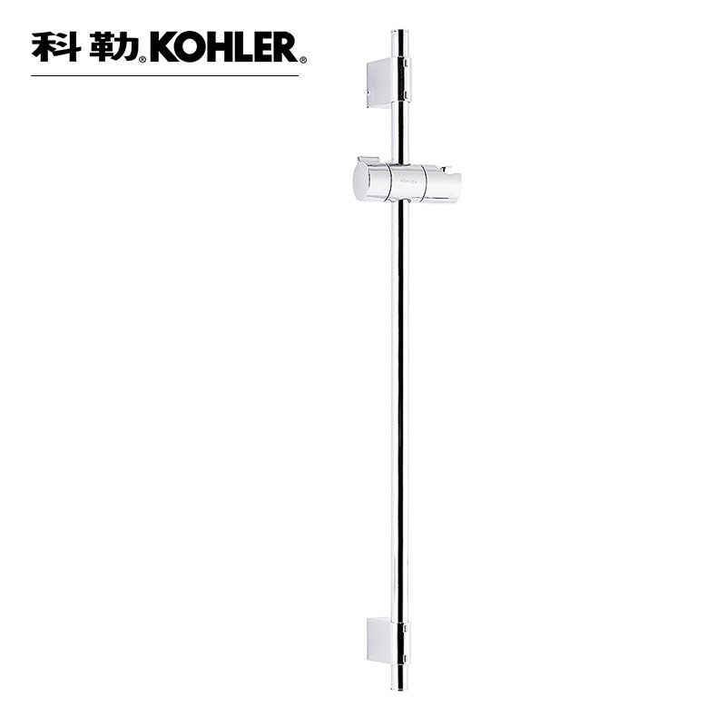 [苏宁自营]科勒Kohler 雨悦60cm简洁滑动花洒支架杆子 72740T
