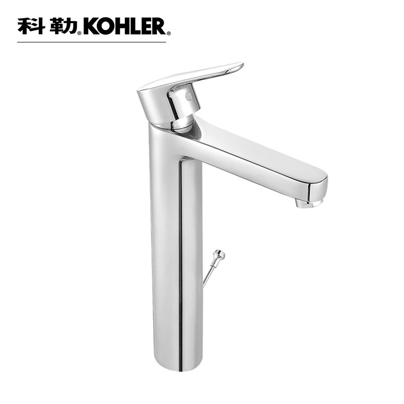 【苏宁自营】科勒卫浴 齐悦高把碗盆龙头冷热水龙头 5241T-4-CP