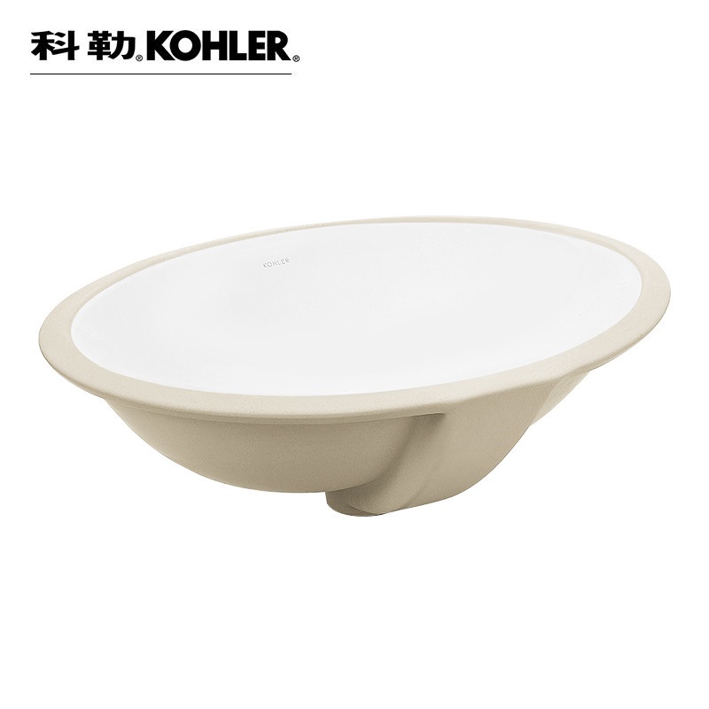 [苏宁自营]科勒洗手盆乔司台下盆K-99184T洗脸盆椭圆形面盆卫生间卫浴陶瓷洗脸池