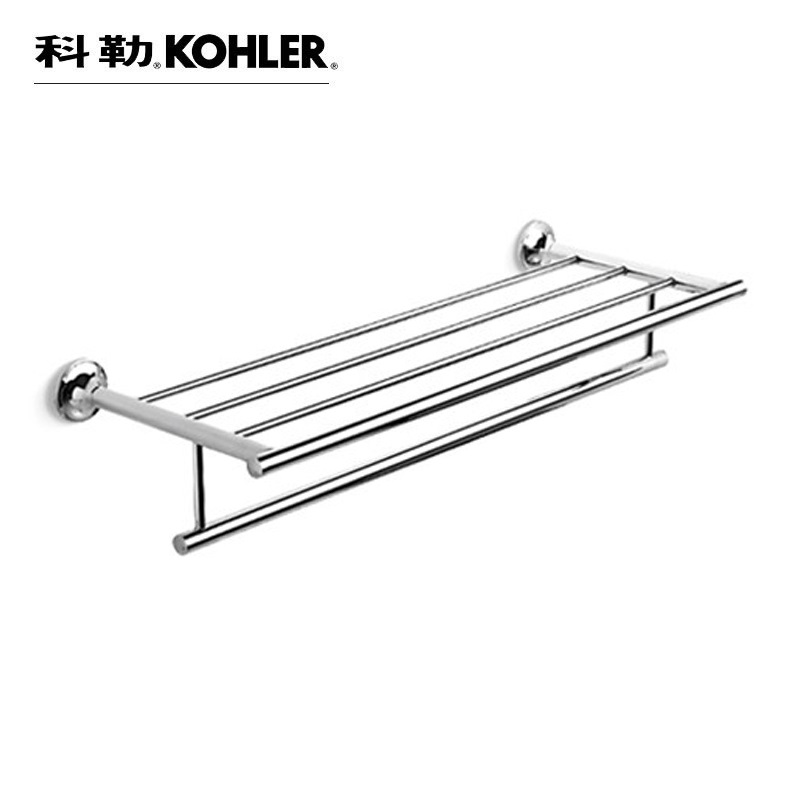 [苏宁自营]科勒卫浴可乐瑞浴室配件多款可选13448T可乐瑞24寸双层浴巾架