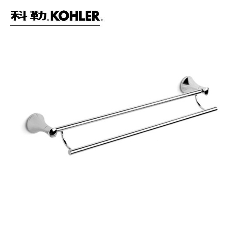 [苏宁自营]科勒卫浴可乐瑞浴室配件多款可选13447T可乐瑞24寸双层毛巾杆