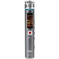 爱国者(aigo) R5511 录音笔 专业微型 高清远距降噪 声控正品 MP3播放器 大容量 16G 灰色