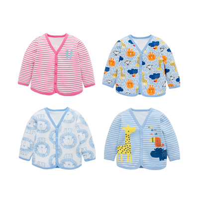 爬爬酷(papacool)品牌新生儿衣服外出服装宝宝针织开衫纯棉面料秋季新品童装