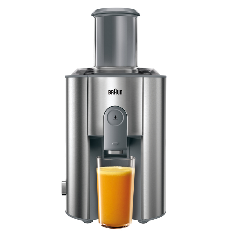 博朗(Braun)J700果蔬榨汁机 全自动电动不锈钢 家用商用办公室多功能 快速榨汁 果汁原汁机