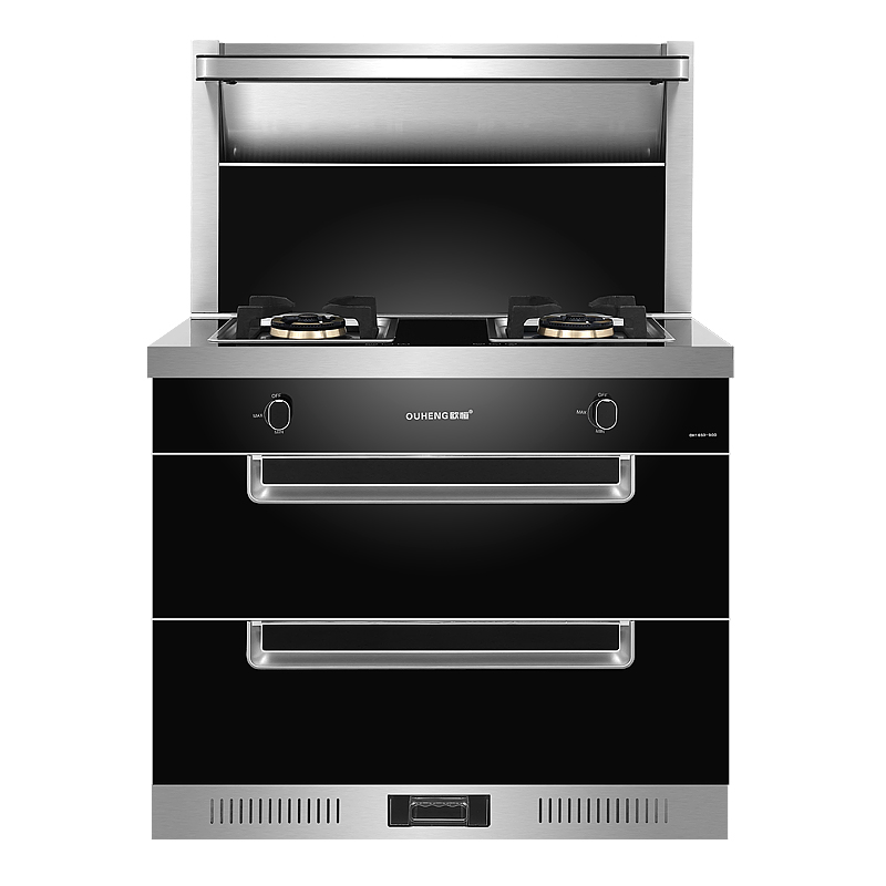 欧恒(OUHENG)集成灶OH-16S-1000自动清洗正品 侧吸下排式油烟机 智能一体式环保灶