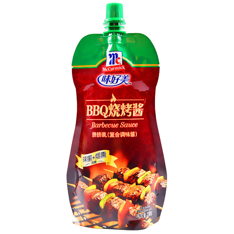 味好美BBQ烧烤酱挤挤装230g