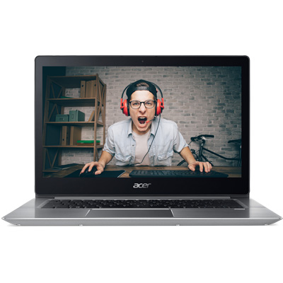 宏碁(Acer)蜂鸟SF314 14英寸全金属轻薄本笔记本电脑(i5-8250U 8G 256GB 2G Win10)