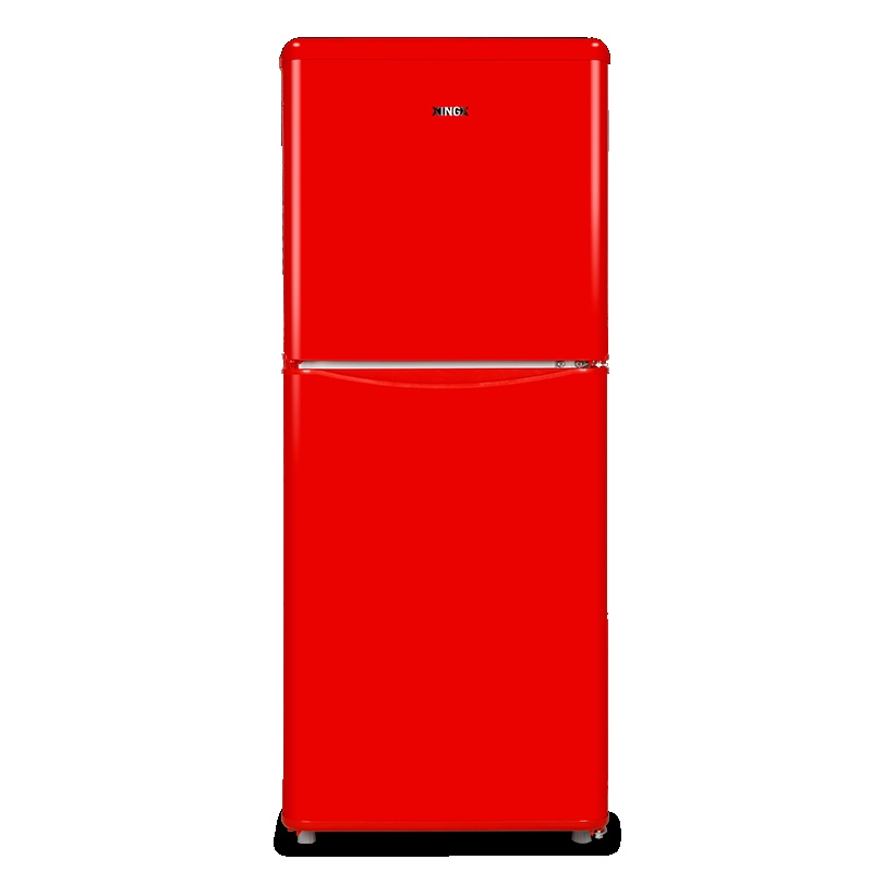 星星(XINGX) BCD-108E 108升 双门迷你小冰箱 家用冷藏冷冻电冰箱 直冷 租房冰箱(炽热红)