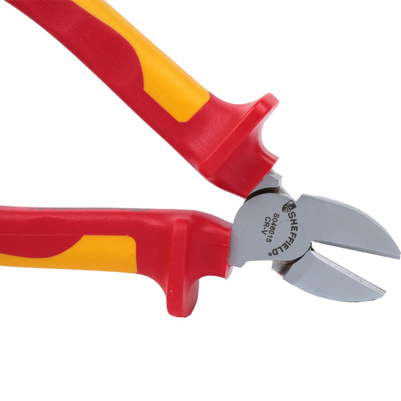 钢盾绝缘斜口钳S046015 6寸