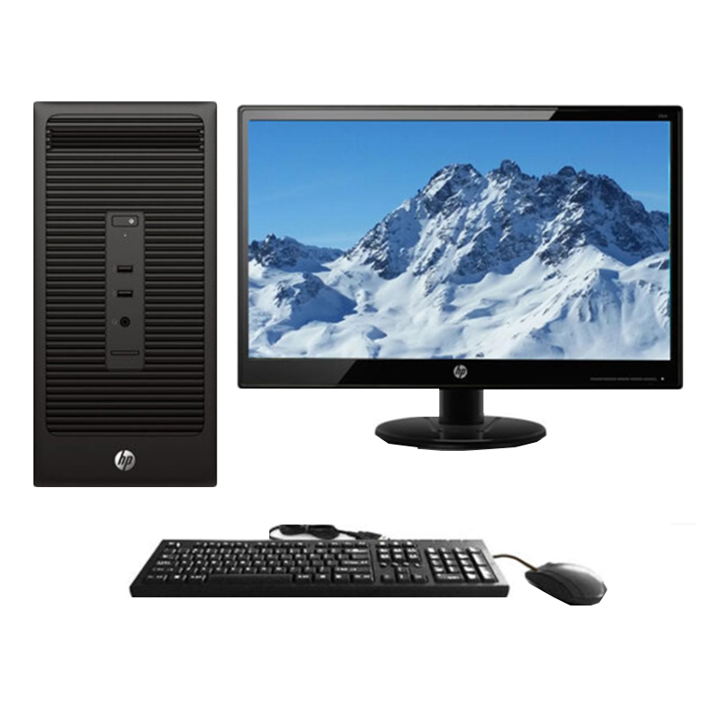 惠普(HP)280 Pro台式电脑 i5-6500/8G/1TB/集显/DVDRW/DOS/三年/20寸