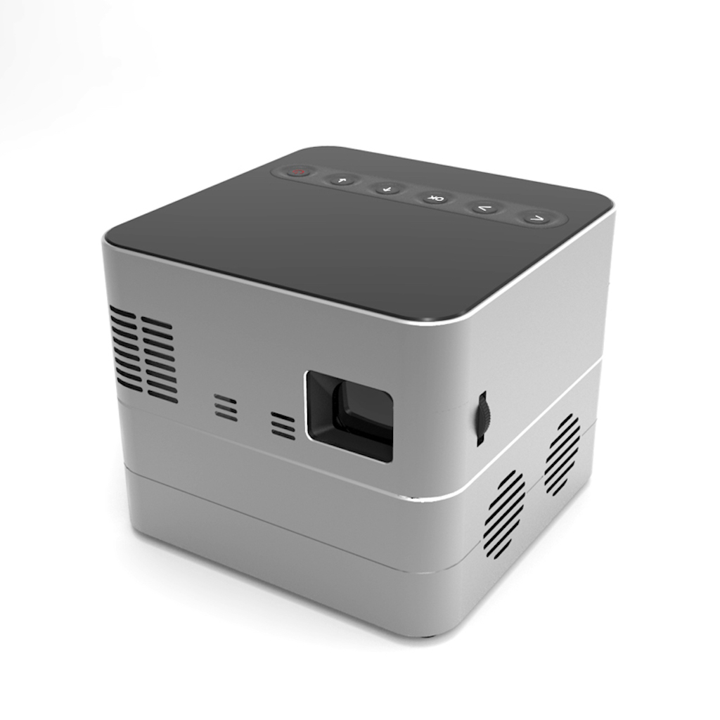 海微(Haiway)便携式投影仪D600(银黑色)高清智能影院