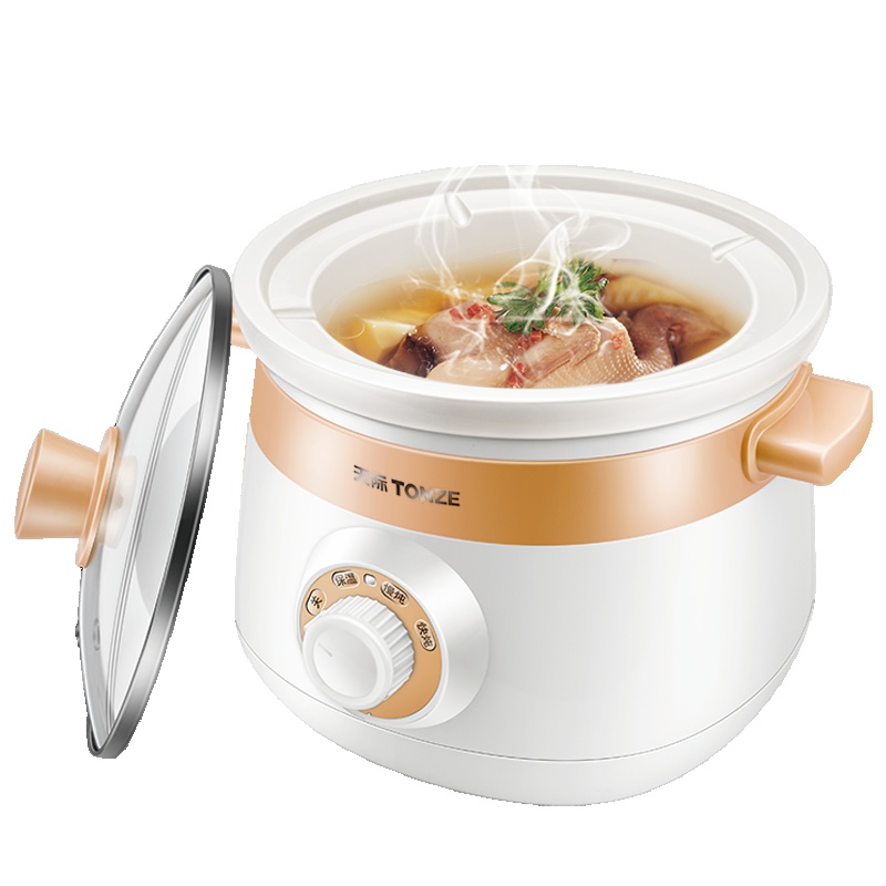 天际(TONZE)电炖锅DGJ20-20CD煲汤锅陶瓷内胆单胆家用熬粥炖汤锅文火慢炖锅2-3L/2升