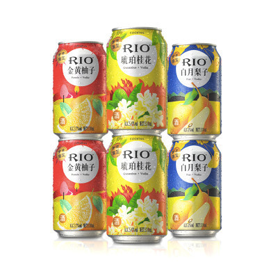 RIO 锐澳秋季限定鸡尾酒套装330ml*6罐 3种口味