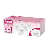德国BWT倍世 6pcs过滤滤芯 便携式 过滤水壶 净水器 净水杯 阻垢通用滤芯 6只装