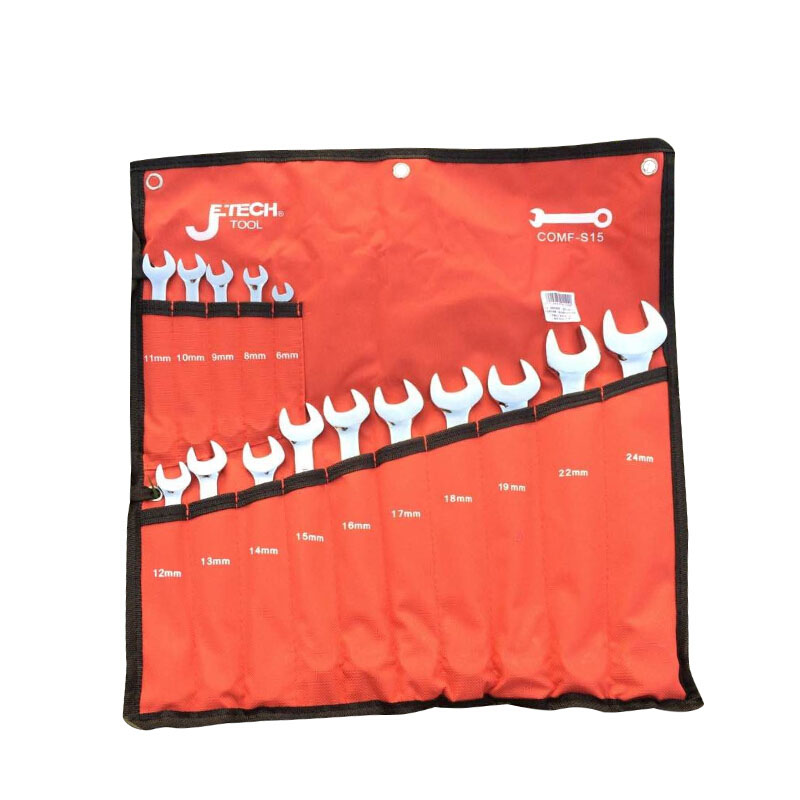 捷科15件套公制梅花扳手套装OFS-S15 5.5-32MM