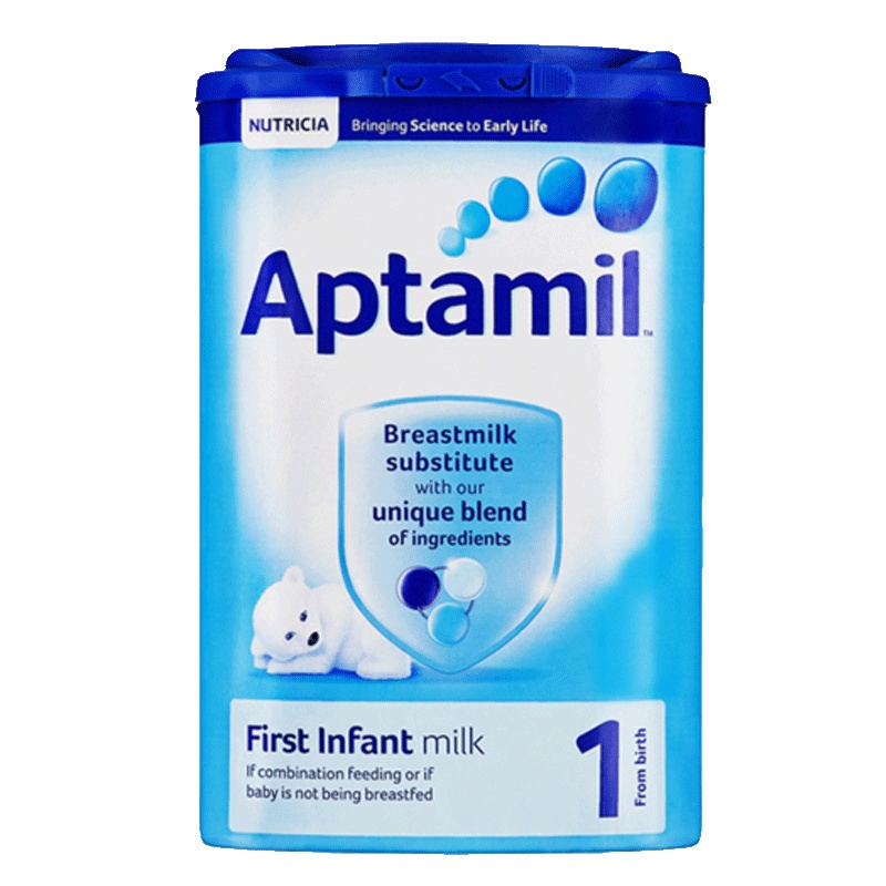 Aptamil 英国爱他美 婴幼儿配方奶粉 1段 （0-6月） 900g/罐 爱尔兰原装进口