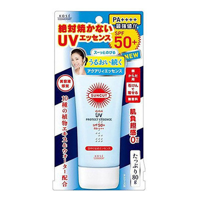 KOSE高丝 SUNCUT UV高强保湿防晒啫喱80g SPF50+ PA+++ 日本原装进口