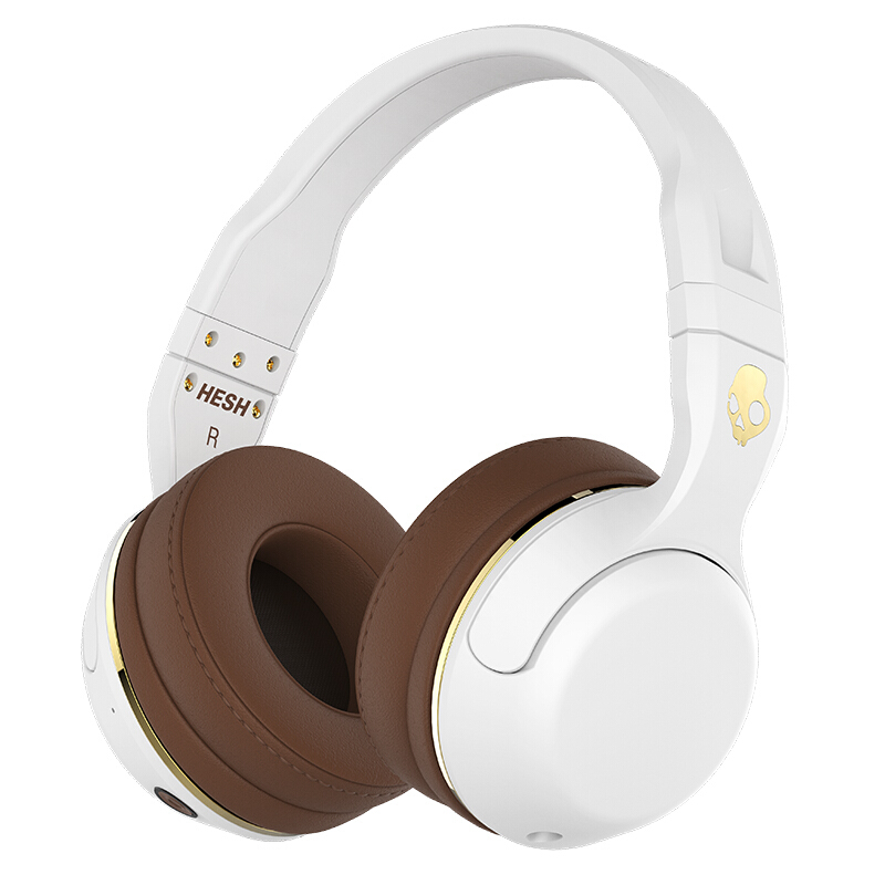 骷髅头(Skullcandy)HESH 2 WIRELESS S6HBJY-534无线蓝牙头戴式耳机 白色