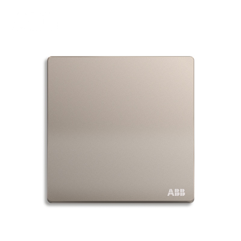 ABB开关插座 轩致无框 朝霞金一位双控开关 16AXAF125-PG