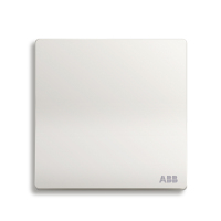 ABB开关插座 轩致无框 雅典白色一位双控开关 16AXAF125