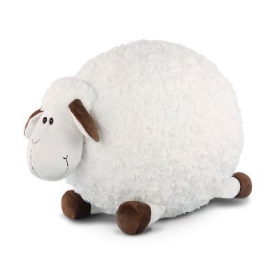 EVTTO正版毛绒玩具椭球型羊公仔羊玩偶儿童礼物布娃娃小羊玩具宝宝小女孩生日礼物女生礼品