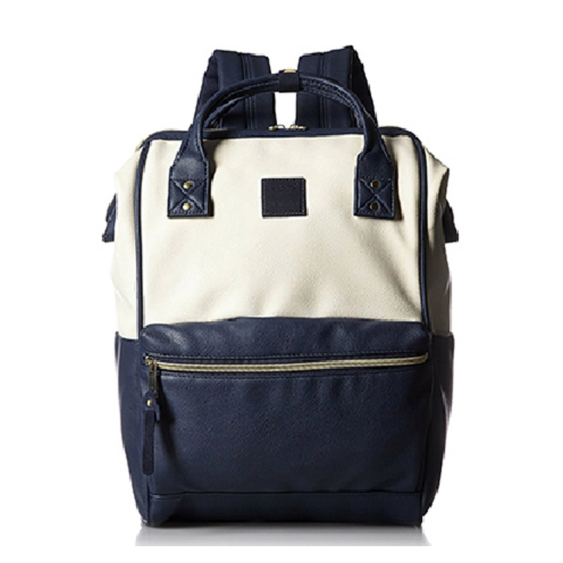 【直营】Anello AT-B1211 小号防水男女双肩包 拉链 帆布 欧美时尚 7色可选 学生书包 离家出走 日本直采