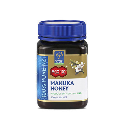 [润喉清肠道]Manuka health 蜜纽康 麦卢卡蜂蜜MGO100+ 500克/瓶 瓶装 养胃 新西兰进口蜂蜜