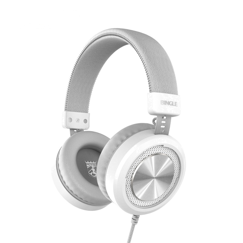 宾果/Bingle M60耳机头戴式有线控音乐重低音手机电脑通用耳麦(黑色)