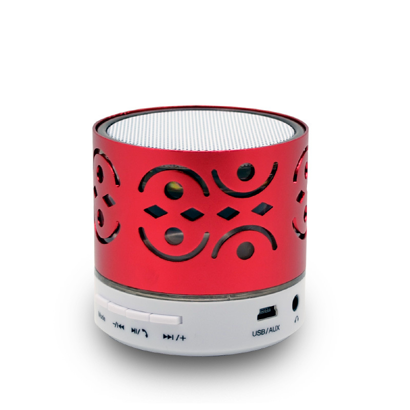 amuer JH5017 红色 七彩呼吸灯无线迷你蓝牙音箱手机音响便携低音炮