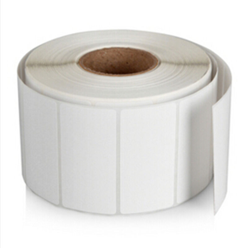 标签打印纸条码纸 铜版纸不干胶扫码纸90*45*1000 ( 15卷起订)