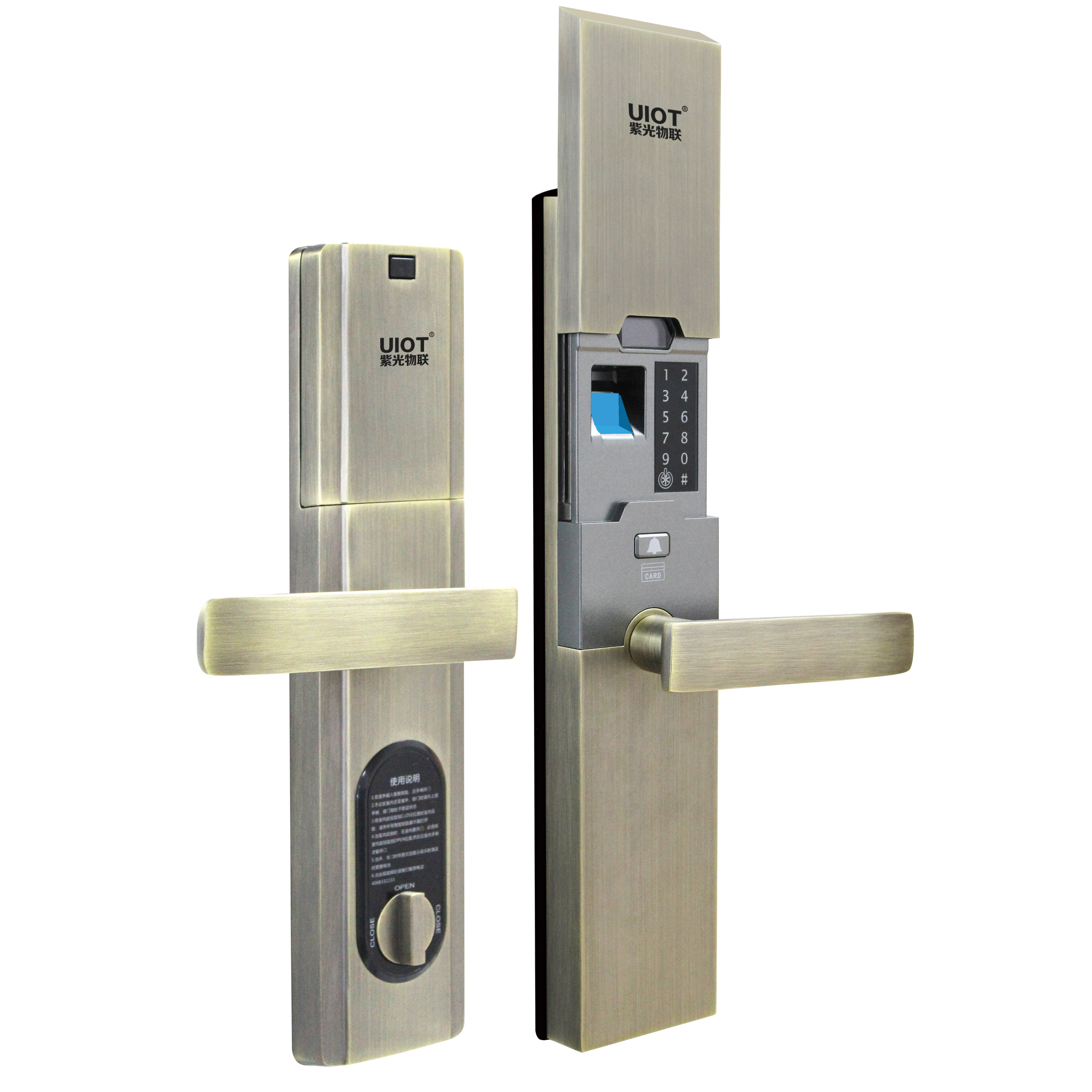 D9888F智慧锁(靑古铜)