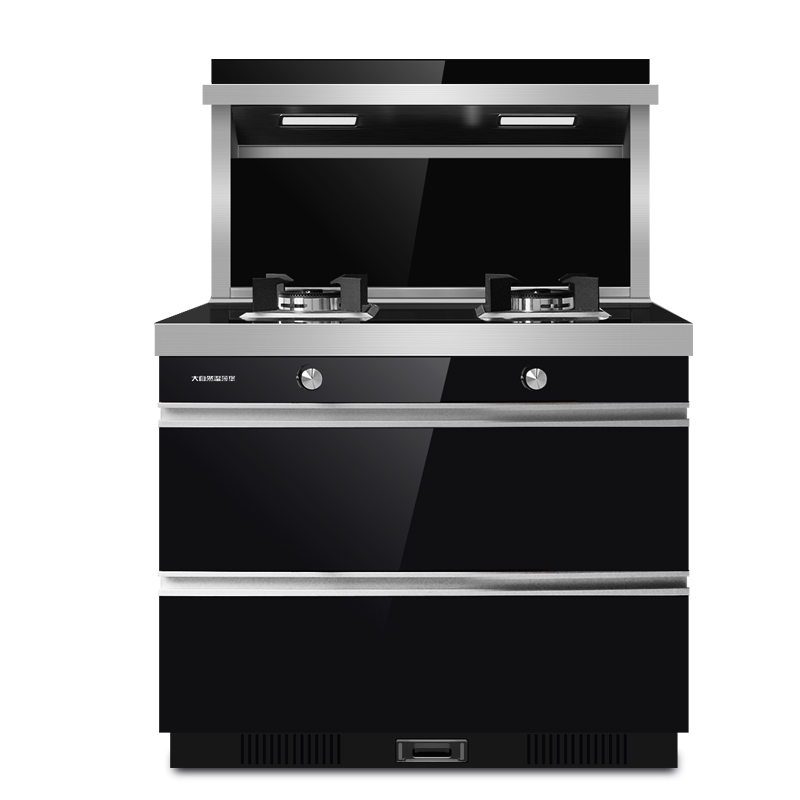 大自然 自动清洗 集成灶DJC50A 侧吸式抽油烟机燃气灶消毒柜一体 大吸力吸油烟机 烟灶套餐 天然气/液化气