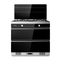 大自然 双电机自动开合 集成灶DJC11AS 侧吸式抽油烟机燃气灶消毒柜套装 大吸力吸油烟机 烟灶套餐 天然气/液化气