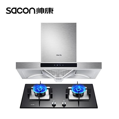 帅康(sacon)油烟机灶具套装抽油烟机燃气灶两件套20立方TE6961S+68B厨房欧式吸油烟机煤气灶烟灶套餐天然气