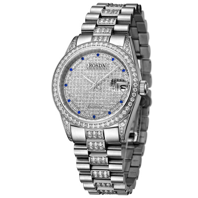 劳士顿(rosdn)满天星系类手表男士机械表 休闲商务防水情侣表机械对表