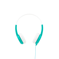 buddyPHONES Standard 儿童耳机头戴式安全音量听音乐娱乐英语学习有线耳机防过敏耳罩小孩礼物礼品 绿色
