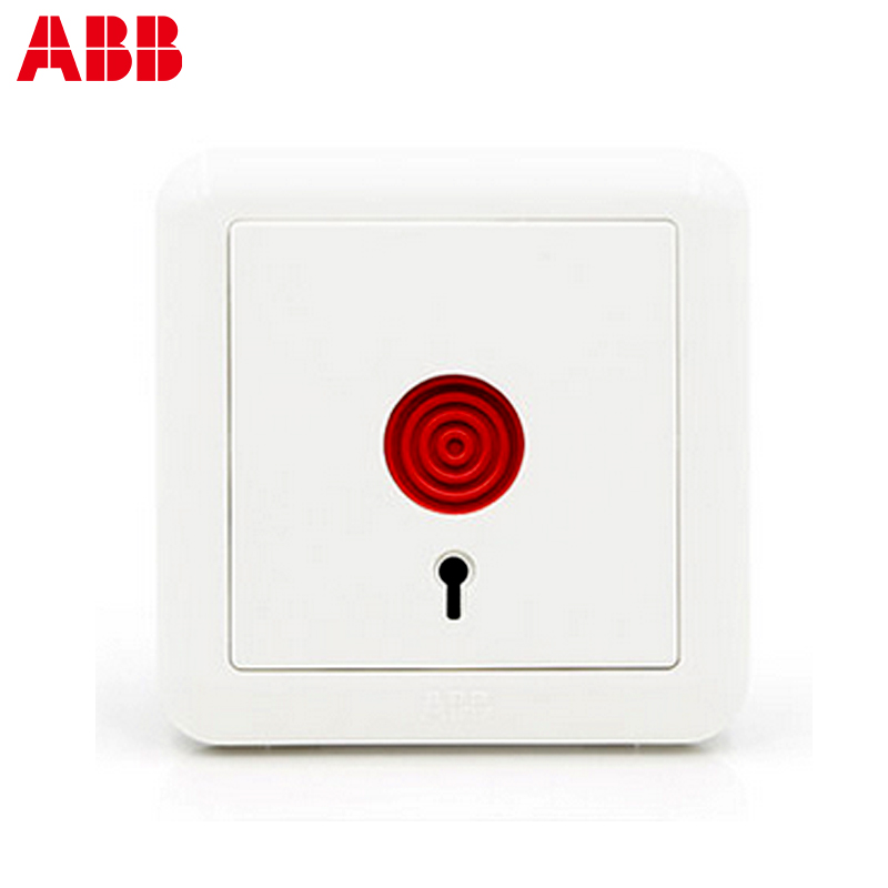 瑞士ABB 开关插座 德静报警开关 6AAJ419