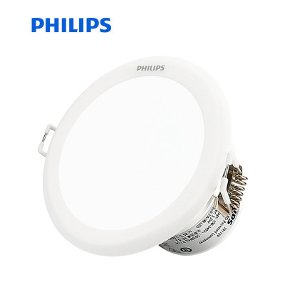 飞利浦(PHILIPS)LED筒灯嵌入式6.5w超薄防雾客厅卧室简约现代带光源天花灯桶灯洞灯3.5寸多色温白色 闪灵
