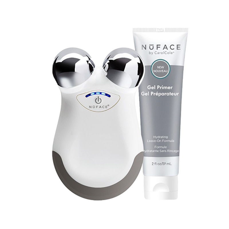 NuFace美国进口电子美容仪mini白色 ATP胶原蛋白去皱提拉 EMS/微电流 瘦脸 提拉紧致 Nuface便携式