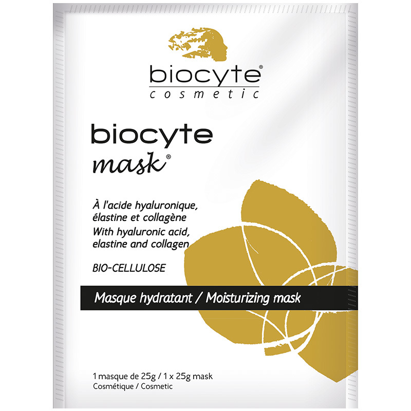 BIOCYTE芭欧特BIOCYTEMASK玻尿酸保湿胶原蛋白生物纤维面膜4片/盒面贴膜 保湿补水;滋润营养法国原装进口