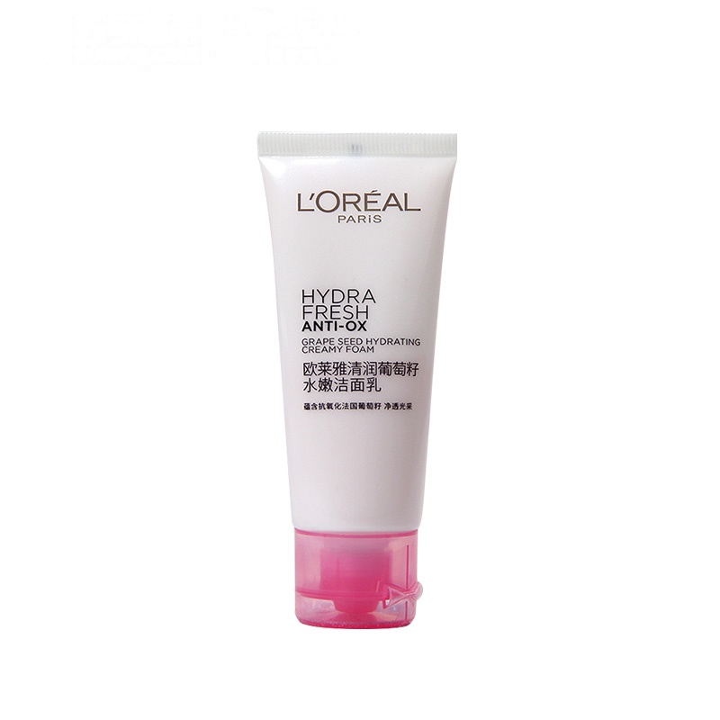 欧莱雅(LOREAL)清润葡萄籽水嫩洁面乳 30ml中样 非卖品(赠品请勿购买)