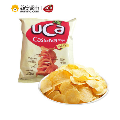 UCA木薯片(香辣味)膨化食品马来西亚进口零食特产办公室休闲膨化零食60g