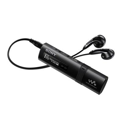 索尼(SONY)NWZ-B183F (黑色)4G内存 MP3播放器便携运动跑步MP3 3分钟快速充电功能